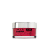 IBD Dip & Sculpt Powder in Burning Flame – fiery red nail powder infused with bamboo extract for strength and shine.