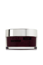 ibd Dip & Sculpt Powder in Catwalk Alley, a deep plum-purple acrylic powder perfect for bold, dramatic nails.