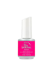 IBD Just Gel Polish Parisol in a lively fuchsia crème, a fun and energetic pink for year-round wear.