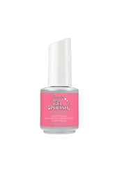 IBD Just Gel Polish Fruity Fizz in a vibrant bubblegum pink, perfect for playful, fun-loving nails.