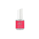 IBD Just Gel Polish in Ingenue, a sparkling hot pink LED/UV gel polish for girly glam moments.