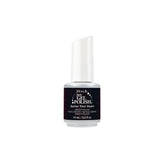 IBD Just Gel Polish Garter Your Heart – deep black gel polish with red shimmer flecks for a bold, edgy manicure.