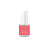 IBD Just Gel Polish in Roma Around, a lively coral-pink gel polish perfect for summer-ready manicures.