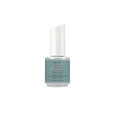 ibd Just Gel Polish Calm Oasis, a muted seafoam green gel polish for a tranquil and earthy manicure look.
