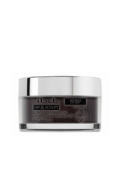 A 2 ounce see-through glass tub of ibd Dip & Sculpt Dolomite printed with product name & description