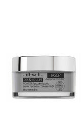 Front view of a 2-ounce glass container of ibd Dip & Sculpt Head In The Clouds nail dip powder