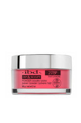 Front view of a 2 ounce glass jar containing ibd Dip & Sculpt That's Amore nail powder printed with product name & details