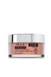 Front view of a 2-ounce glass jar of ibd Dip & Sculpt Sundance with metallic silver cap