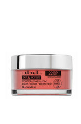 ibd Dip & Sculpt Serene Slumber nail powder in a 2-ounce clear glass tub with a metallic silver cap