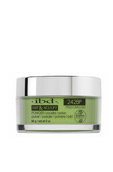 A clear 2 ounce container of ibd Dip & Sculpt Polo Can U Go covered with a silver cap