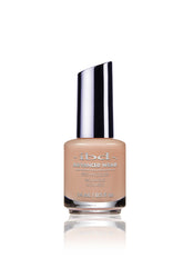 IBD Advanced Wear polish in Cashmere Blush, a light sandy nude with neutral undertones for everyday elegance.