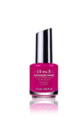 IBD Advanced Wear polish in Peony Bouquet, a vibrant magenta cream with a bold purple-pink tone for a rich and confident look.