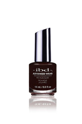 IBD Advanced Wear polish in Catwalk Alley, a smooth burgundy crème that feels mysterious, moody, and modern.