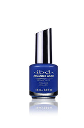 IBD Bardot Indigo Nail Polish, a bold, electric blue lacquer with a striking high-shine finish.