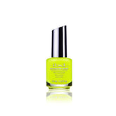 IBD Advanced Wear Solar Rays Pro Lacquer with an electrifying neon yellow finish, perfect for standout summer nail styles.