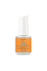 Frontage of ibd Just Gel Polish Singapore Your Heart Out with label text in a 14ml bottle with a two-tone color features