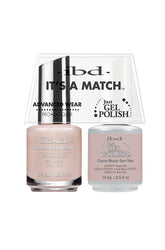 Front facing of 1 pack 0.5 ounce ibd Advanced Wear Color with Nuts For U Just Gel Polish variant