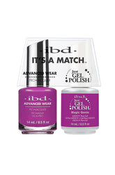Frontage of ibd Advanced Wear Color with Magic Genie Just Gel Polish duo pack with 0.5-ounce size