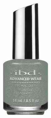 ibd Advanced Wear Nail Lacquer - Floored and Adored - Pro-quality nail lacquer in shimmering gray, providing long-lasting, chip-resistant wear.
