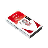 ibd Soft Gel Tips Medium Coffin in white case, pre-etched soft gel tips designed for a sleek, coffin nail shape.