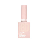 IBD Bliss Rubber Gel bottle in muted rosy mauve, a balanced shade for chic, everyday wear.