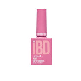 IBD Rubber Gel in shade Pout, a vibrant bubblegum pink gel polish for long-lasting, salon-quality nails.