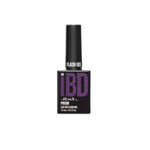 ibd Flash Gel Prism in 15mL bottle, LED/UV gel polish in a rich purple glitter shade for sparkling nails.