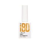 IBD Sunlit LED/UV Magnetic Gel in a white 15mL bottle with golden metallic branding for glowing nail looks.