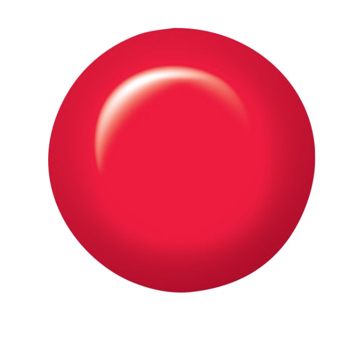 IBD Dip & Sculpt Swatch in Starburst – electric watermelon red shade with high-impact color payoff.