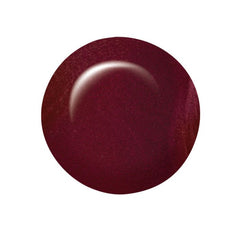 ibd Dip & Sculpt Bustled Up swatch, a shimmer-infused burgundy red with a deep, moody tone.
