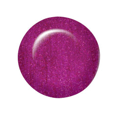 ibd Dip & Sculpt swatch in Indian Sari, an intense magenta glitter packed with shimmer for festive, head-turning nails.