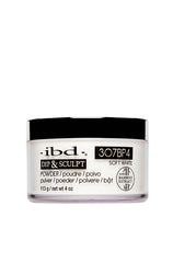 ibd Dip & Sculpt Powder Soft White 4oz - professional-quality and enriched with bamboo extract.