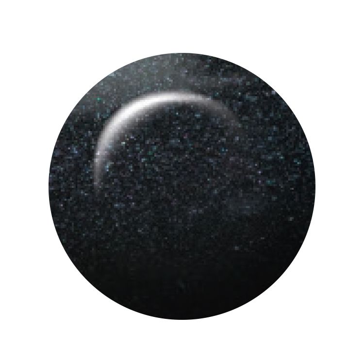 IBD Just Gel Polish Slate swatch featuring black and silver micro-glitter, great for bold nail styles.