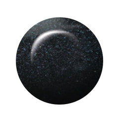 IBD Just Gel Polish Slate swatch featuring black and silver micro-glitter, great for bold nail styles.