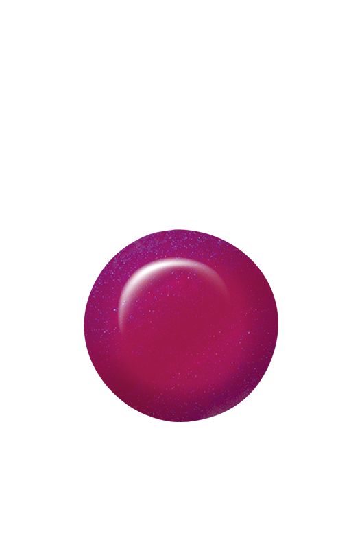 IBD Just Gel Polish Frozen Strawberry swatch, a berry-toned gel polish with iridescent shimmer, perfect for fun, sparkling nails.