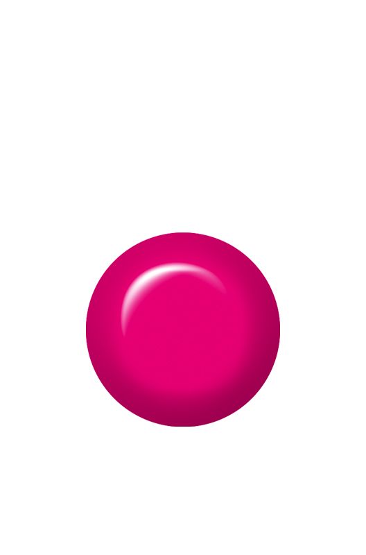 Swatch of IBD Just Gel Polish Parisol, a vivid magenta-pink crème with a bold, glossy finish.
