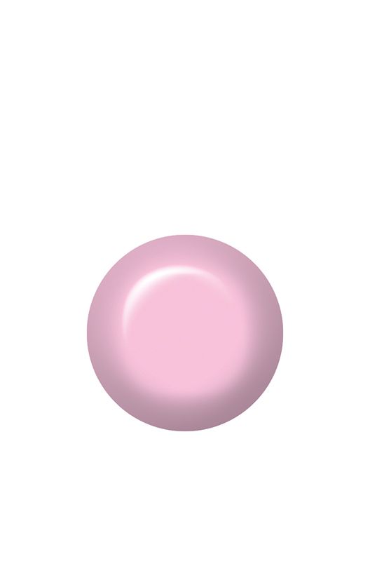 Swatch of IBD Just Gel Polish Juliet, a soft pastel pink crème with a flawless, glossy finish.