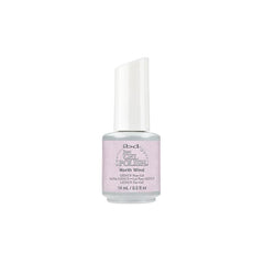 IBD Just Gel Polish North Wind in a frosty lilac glitter finish, ideal for a shimmering winter manicure.