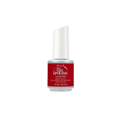 IBD Just Gel Polish in Lucky Red, a classic cherry red LED/UV gel polish with timeless charm and high-impact shine.