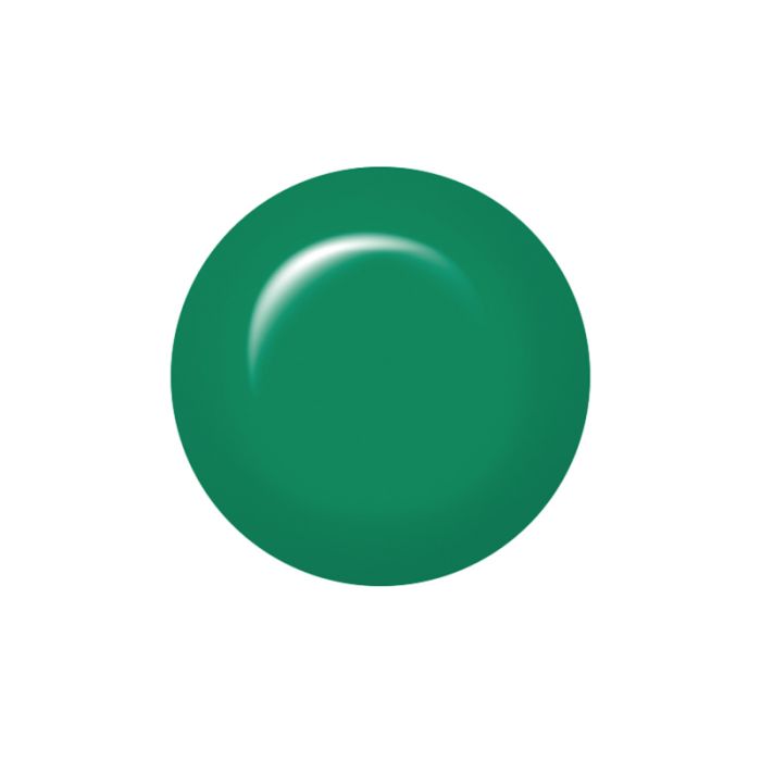 IBD Eden swatch, a vibrant green cream that brings lush, botanical color to every manicure.