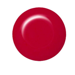 IBD Luck of the Draw swatch, a classic deep red cream finish for elegant and striking manicures.