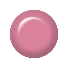 IBD Peach Blossom gel polish swatch, a rosy pink shade with a smooth, feminine finish for versatile nail styles.