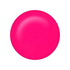 IBD Leading Man gel polish swatch, showcasing an electrifying hot pink with a glossy, high-impact finish.