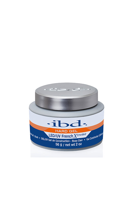 IBD Hard Gel LED/UV French Xtreme Blush - 56g - Soft pink LED/UV builder gel for beautiful, natural-looking nails. Perfect for overlays and extensions.
