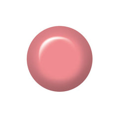 Swatch of IBD Flowerful – warm coral-pink gel polish with a creamy, high-shine finish for spring-ready nails.