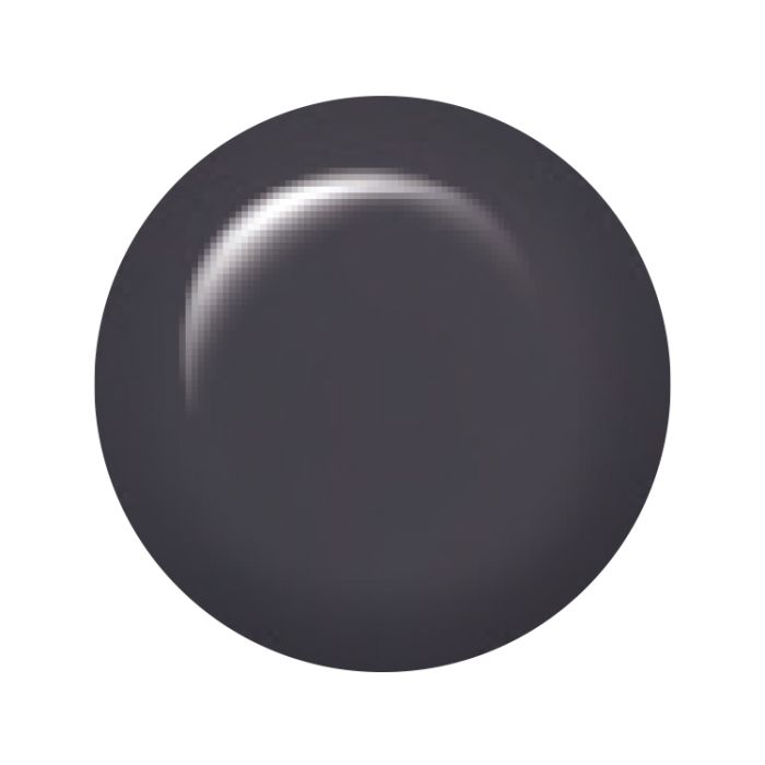 Swatch of IBD R U Sur-real? – sleek charcoal grey gel polish with a glossy cream finish for a modern nail look.