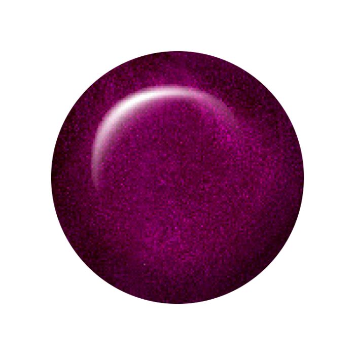 Swatch of IBD Bella Boudoir – deep plum gel polish with fine pink shimmer for a sultry, dimensional look.