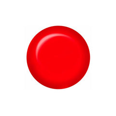 Swatch of IBD Head-to-Toe Gelato – vibrant cherry red gel polish with a smooth, glossy cream finish.