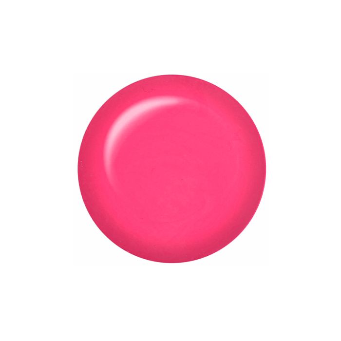 IBD Just Gel Polish Swatch – Roma Around, highlighting a bold pink coral hue with a polished gel finish.