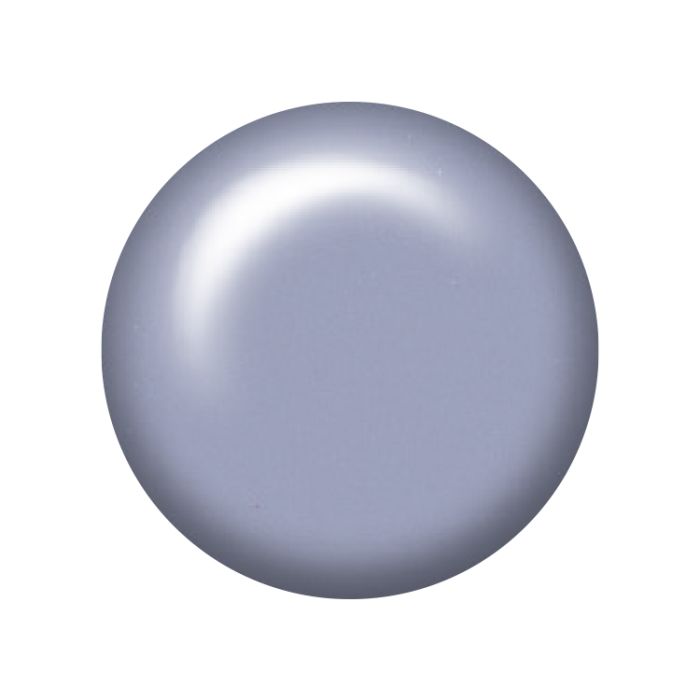 Swatch of ibd Just Gel Polish Painted Pavement, a periwinkle gray with a soft satin finish for a chic nail look.